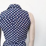 [Michael Michael Kors] Blue Ikat Print Sleeveless Knot Tie Mini Shirt Dress Sz 0 Photo 8