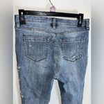 Coco + Carmen Embroidery Jeans Denim Floral Embroidery Tassel Trim End Caps S/M Photo 12