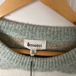 &merci &Merci Striped Crewneck Pullover Knit Sweater Size Large Photo 1
