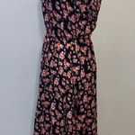 Spirit Of Grace NWT Nordstrom Black Flora Midi Dress Photo 3