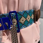 Adrienne Vittadini NWT  Beaded Stretchy Belt Photo 3