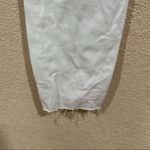 Paige  Jeans white verdugo crop raw hemline skinny jeans Photo 4