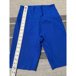 Aerie  Real Me High Waisted Biker Shorts Royal Blue Athletic Workout Size M Photo 1