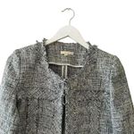 Le lis  Tweet Gray White Fringe Open Front Women’s Career Office  Blazer S #2004 Photo 1