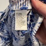 Kaari Blue  Womens 22W 22 Curvy Blue White Sleeveless Top White La Dolce Vita NEW Photo 3