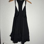 Free People Intimately Black Babydoll Ruffle Dress Mini Coquette Racerback Sexy Photo 4