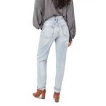 Free People  We The Free The Lasso Straight Leg High Rise Distressed Jean Size 31 Photo 1