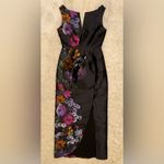 NWOT Kay Unger Helene Column Sleeveless raven boysenberry floral print sz 2 Purple Photo 3