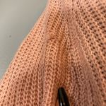 Rue 21 Blush Lace-Up V-Neck Sweater Photo 2