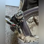 Coach Vintage Sea Horse & Carriage Chelsea Canvas Khaki/Brown Shoulder Bag Photo 7