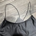 Forever 21  Black Faux Leather Bodysuit S NWT Photo 1