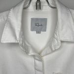 Rails Ames Belted White Long Sleeve Dress Belted with Pocket Size Small Photo 3