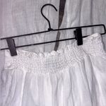 I.N. San Francisco Wide Leg Pants Small White Bow Cropped Flowy Casual BOHO linen Photo 11