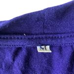 Summer Casual Deep V Neck Short Sleeve Wrap Drawstring Waist Jumpsuit Blue Size M Photo 5