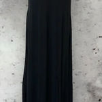 Venus black maxi dress high side slits size small Photo 0