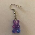 Handmade Purple Gummy Bear Earrings Photo 1
