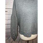 Hollister Sweatshirt Pullover Medium Gray Beaded Long sleeves Preppy 90s Y2K Photo 7