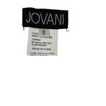 Jovani  Strapless Feather Trimmed High Slit Prom Pageant Gown Cream Size 0 NWT Photo 7