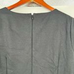 Talbots NEW  black with white fringe trim sheath dress short sleeve 10 petite Photo 4