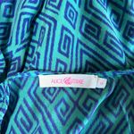 Alice & Trixie  Teal‎ and Navy Geometric Dress Size Medium Photo 1