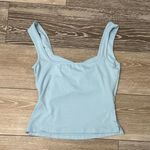 SheIn Sz M Baby Blue Super Soft Tank Top Cute! Photo 3