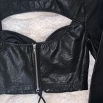 Dolls Kill Current Mood Leather Bustier Top Photo 2
