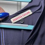 Rebecca Taylor  2 Pc Purple Tweed Dress Jacket‎ A Line Silk Classic Retro Office Photo 2