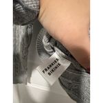 Varsity Frankies Bikinis  Cable Knit Sweater Size Medium Rain Cloud 100% Cotton Photo 6