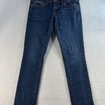 Pilcro and the Letterpress Size 29 Jeans Skinny Straight Leg Low Rise Stretch Blue Photo 1