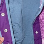 Ivory Ella  Purple and White Sherpa Jacket Photo 9