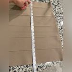 BCBGMAXAZRIA New  Beige Nude Tan Bandage Skirt Photo 1