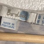 Boden Blue Geometric Print Long Sleeve Ruched V Photo 6