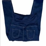 Time And Tru Like new  M dark wash skinny maternity jeans. Photo 2