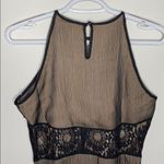 Foxiedox Tristan Lace & Chiffon black maxi dress size L Photo 8