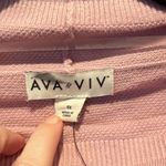 Ava & Viv New 1X Pink Cowl Neck Lightweight Sweater NWT Photo 3