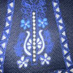 Alya Blue White Striped Skirt Photo 2