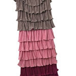 B Fyne SAVANNAH DRESS LUXE Elegant Tiered Ruffle Dress Photo 0