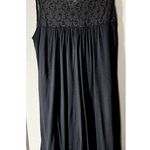 Soprano  Sleeveless Gray Dress Bubble Hem Lace Mini Cowl neck Size L Photo 2