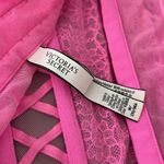 Victoria's Secret Vs lace bustier Barbie Pink Corset Photo 3