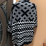 Iris  black open cardigan with pockets NWT Photo 4