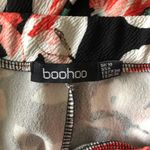 Boohoo Black Floral Skort Shorts Photo 7