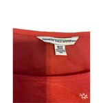 American Eagle Floral Blouse Embroidered Tassle Bell Sleeve  Photo 6