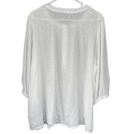 T7 NAPA VALLEY White Embroidered Blouse Top Boho Size XL Photo 3