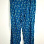 Lascana Venus Floral Jogger Pants Women’s M Blue Boho Stretch Lounge Lightweight Size M Photo 4