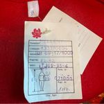 Vintage Matyo Folk Art Hungarian Red Felt Embroidered Floral Vest 164 Photo 5