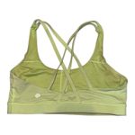 Lululemon Enegry Bra Scream Green Light Medium Support, Size 8 Photo 3