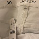 J.Crew Mid-Rise Denim Short In White 30X4” Stretch Raw Hem Cuff Resort Vacation Photo 4