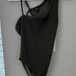 Wild Fable Olive Green Bodysuit Photo 0