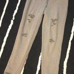 Distressed Jogger Sweat Pants Gray Size XS Photo 0