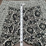 Michael Stars  Stars Jordy Moroccan Printed Casual Rayon Pants Black‎ Tan Small Photo 6